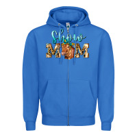 True Royal Western Show Mom Red Angus Zipper Hoodie - LillyAllenDesigns