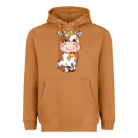 Meerkat cartoon cow Heavyweight Hoodie - NancyCooperArtShop