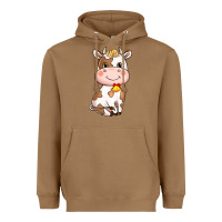 Toasted Coconut cartoon cow Heavyweight Hoodie - NancyCooperArtShop