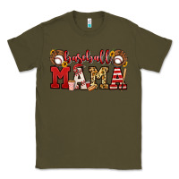 Army Green baseball mama Classic Tee - Jasminsmagicworld