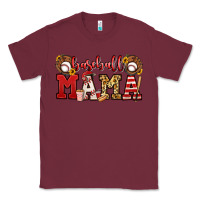 Burgundy baseball mama Classic Tee - Jasminsmagicworld