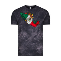 Cloud Black mexico Vintage Tee - CowhideDigitalArt