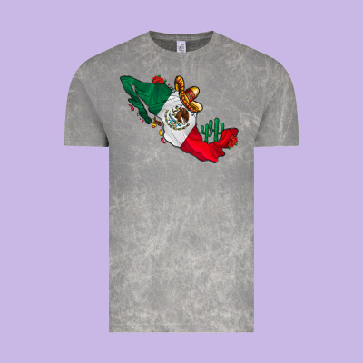 Mexico Vintage Tee Designed By Cowhidedigitalart