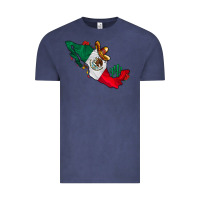 Vintage Denim mexico Vintage Tee - CowhideDigitalArt