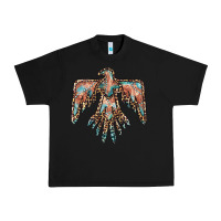Black thunderbird leopard leather Urban Heavy Tee - BarkalooDesign