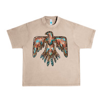 French Oak thunderbird leopard leather Urban Heavy Tee - BarkalooDesign