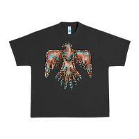 Pigment Black thunderbird leopard leather Urban Heavy Tee - BarkalooDesign