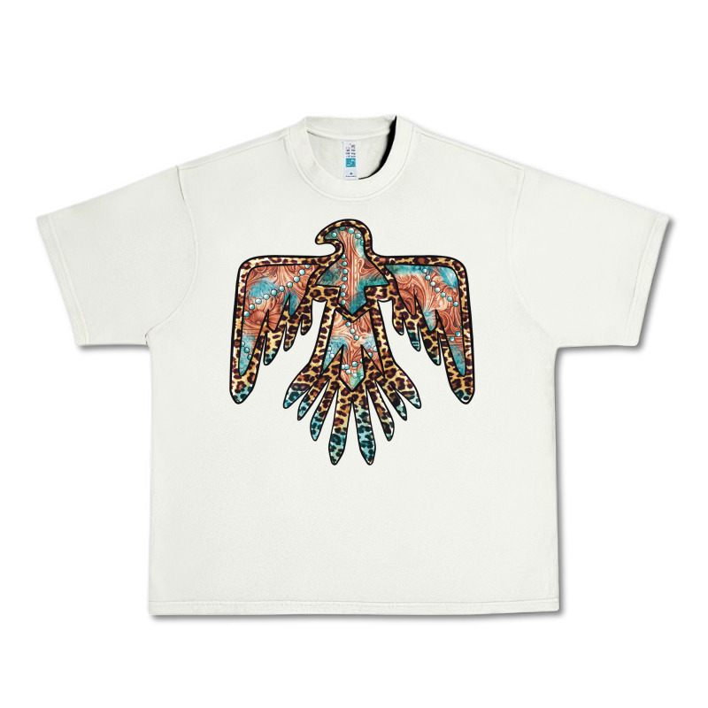 Thunderbird Leopard Leather Urban Heavy Tee by BarkalooDesign | Teevron