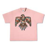 Salmon thunderbird leopard leather Urban Heavy Tee - BarkalooDesign