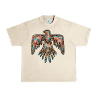 Sandshell thunderbird leopard leather Urban Heavy Tee - BarkalooDesign