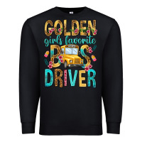 Black golden girls favorite bus driver Premium Sweatshirt - NancyCooperArtShop