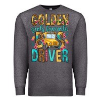 Charcoal Heather golden girls favorite bus driver Premium Sweatshirt - NancyCooperArtShop