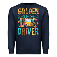 Navy golden girls favorite bus driver Premium Sweatshirt - NancyCooperArtShop