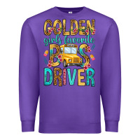 Purple golden girls favorite bus driver Premium Sweatshirt - NancyCooperArtShop