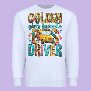 Golden Girls Favorite Bus Driver Premium Sweatshirt Designed By Nancycooperartshop
