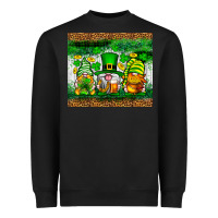 Black St. Patrick's Day gnomies tumbler St. Patricks Day Heavyweight Sweatshirt - Neo Western