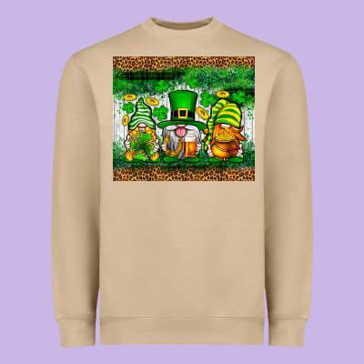 St. Patrick's Day Gnomies Tumbler St. Patricks Day Heavyweight Sweatshirt Designed By Neo Western