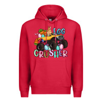 Cardinal egg crusher monster truck easter Premium Hoodie - Artiststas