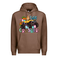 Chestnut egg crusher monster truck easter Premium Hoodie - Artiststas