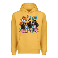Mustard egg crusher monster truck easter Premium Hoodie - Artiststas