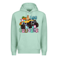 Seafoam egg crusher monster truck easter Premium Hoodie - Artiststas