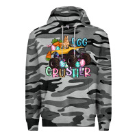 Slate Camo egg crusher monster truck easter Premium Hoodie - Artiststas