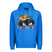 True Royal egg crusher monster truck easter Premium Hoodie - Artiststas