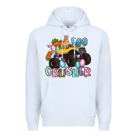 White egg crusher monster truck easter Premium Hoodie - Artiststas