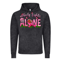 Vintage Black Football Nobody Fights Alone Vintage Hoodie - texasbilliewilder
