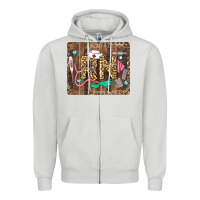 Dove Grey Western Registered Nurse Zipper Hoodie - LillyAllenDesigns