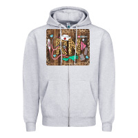 Heather Grey Western Registered Nurse Zipper Hoodie - LillyAllenDesigns