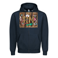 Navy Western Registered Nurse Zipper Hoodie - LillyAllenDesigns