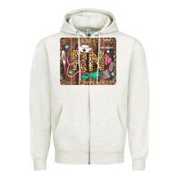 Oatmeal Heather Western Registered Nurse Zipper Hoodie - LillyAllenDesigns