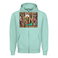 Seafoam Western Registered Nurse Zipper Hoodie - LillyAllenDesigns