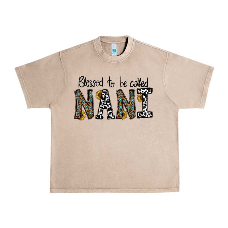 Blessed To Be Called Nanı Urban Heavy Tee by CowhideDigitalArt | Teevron