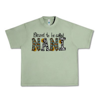 Oil Green blessed to be called nanı Urban Heavy Tee - CowhideDigitalArt