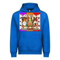 Cobalt Happy Hallothanksmas gnomes Urban Hoodie - texasbilliewilder