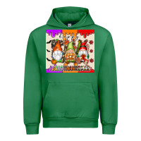 Emerald Happy Hallothanksmas gnomes Urban Hoodie - texasbilliewilder