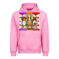 Fuchsia Pink Happy Hallothanksmas gnomes Urban Hoodie - texasbilliewilder