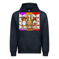 Navy Happy Hallothanksmas gnomes Urban Hoodie - texasbilliewilder