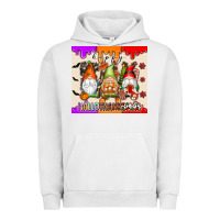 Pigment Lunar Rock Happy Hallothanksmas gnomes Urban Hoodie - texasbilliewilder