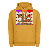 Pigment Peanut Butter Happy Hallothanksmas gnomes Urban Hoodie - texasbilliewilder