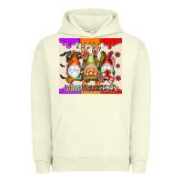Pigment Pistachio Happy Hallothanksmas gnomes Urban Hoodie - texasbilliewilder