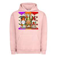 Pigment Salmon Happy Hallothanksmas gnomes Urban Hoodie - texasbilliewilder