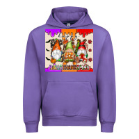 Tulip Happy Hallothanksmas gnomes Urban Hoodie - texasbilliewilder