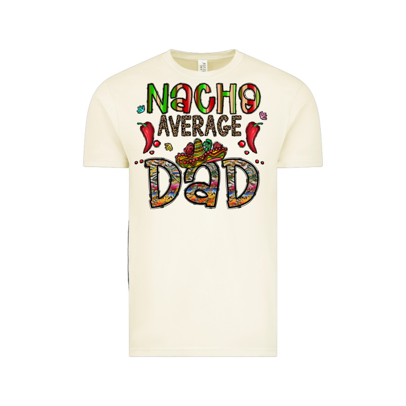Nacho Average Dad Vintage Tee by CowhideDigitalArt | Teevron