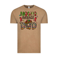 Vintage Coffee nacho average dad Vintage Tee - CowhideDigitalArt