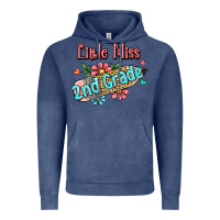 Vintage Denim little miss second grade Vintage Hoodie - RanaPortraitStore