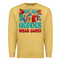 Antique Gold not all super heroes wear capes Premium Sweatshirt - NancyCooperArtShop
