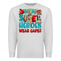 Dove Grey not all super heroes wear capes Premium Sweatshirt - NancyCooperArtShop